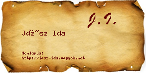 Jász Ida névjegykártya